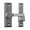 Starry sky gray, variant on Sturdy Zinc Alloy Materials 90/180 Degree Bolts Lock for Enhances Security in Bedrooms Bathrooms and Storage Room