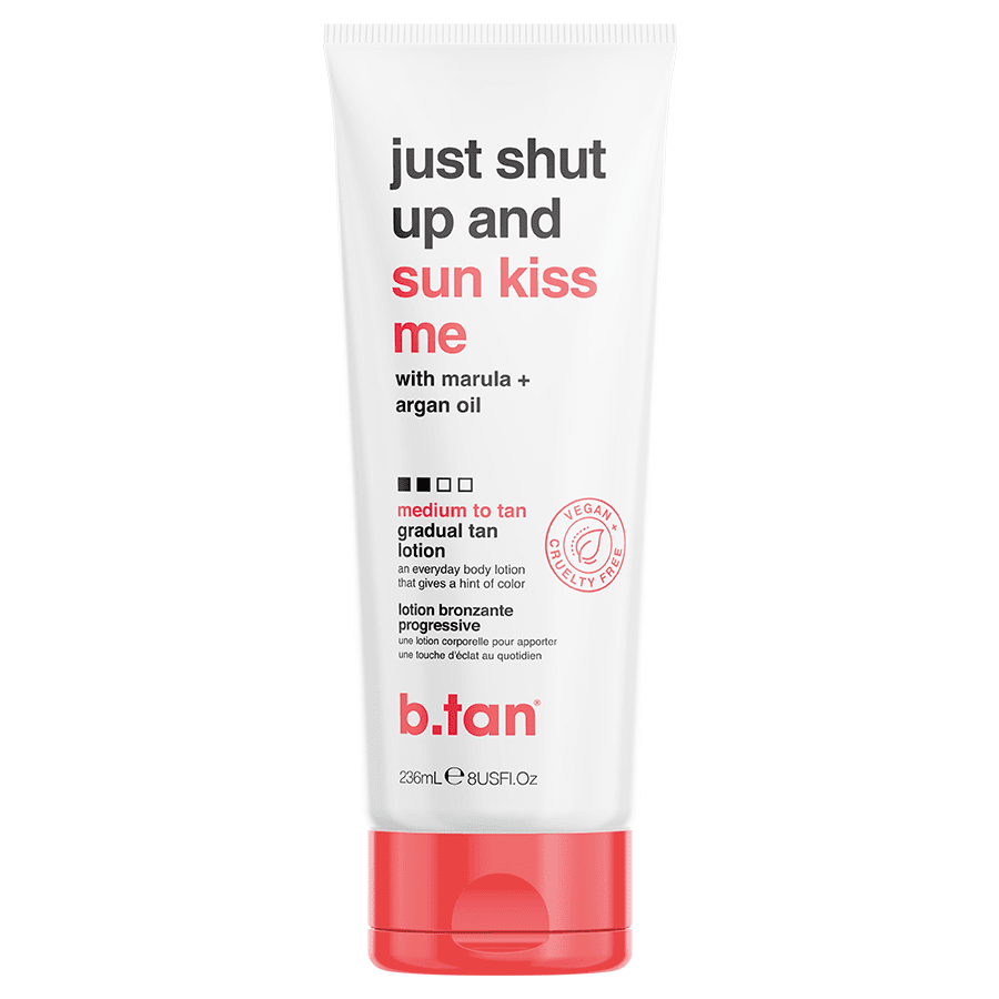 B.Tan Just Shut Up and Sunkiss Me Gradual Tan Lotion, 10.14 oz Lotion