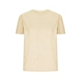 thumbnail image 5 of HAPIMO Women's Trendy Cotton Linen Loose Tops Clearance Summer Solid Color Short Sleeve Drop Shoulder Crew Neck Pullover for Teen Girls Elegant Casual Relaxed Blouses Beige XL, 5 of 7
