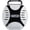 Black/White, variant on Battle Sports Mouthguard Case - Black/Gold