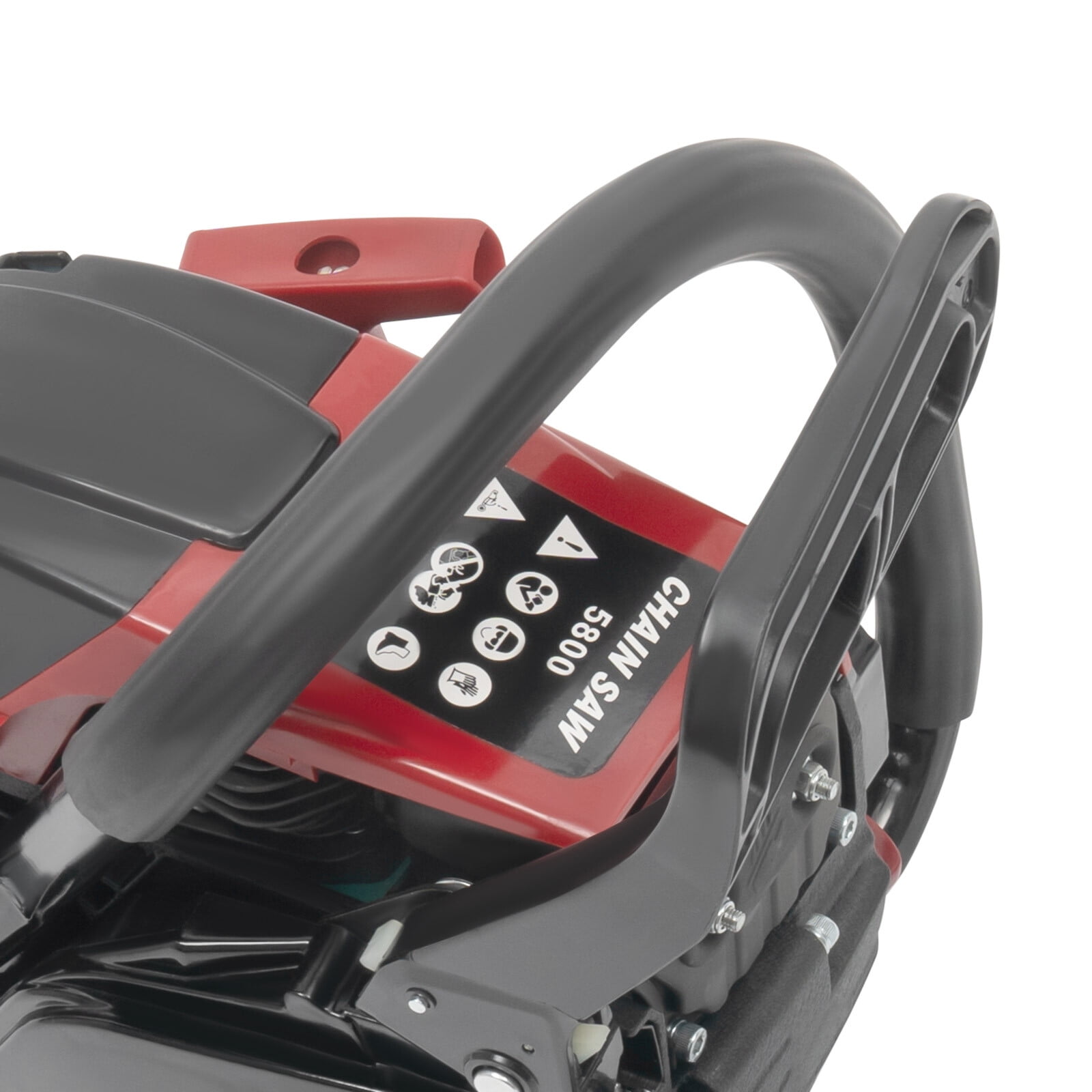 Gas Chainsaw 58CC 2-Stroke, 20 Inch Guide Bar 2.4KW Power for Tree Cutting with Dual Safety Switch & Anti-Vibration