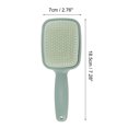 thumbnail image 5 of Unique Bargains 1 Pc Hair Brush Double-sided Handle Scalp Scrubber Green, 5 of 6