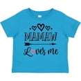 thumbnail image 3 of Inktastic Mamaw Loves Me Grandchild Girls Toddler T-Shirt, 3 of 5