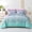 Aqua-Twin, variant on Aqua Twin 5 Piece Microfiber Bed-in-a-Bag Boho Damask Medallion Print All Season Bedding Set