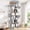 Gray, variant on Globlazer 84" Large Corner Cat Tree , Multi-Level Cat Tree Fan-Shaped Tower with 2 Condos, Sisal Scratching Posts & Hammock, Beige