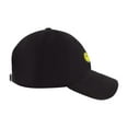 thumbnail image 3 of SmileyWorld Baseball Hat, Smiley Peace Eyes Adjustable Unisex Baseball Cap, Black, One Size, 3 of 5