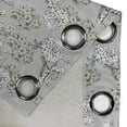 thumbnail image 4 of Ambesonne Peony Grommet Curtain, Pastel Nature Tones Flowers, 50"x63", Grey Multicolor, 4 of 5