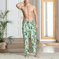 thumbnail image 5 of Uemuo Cactus Plants1 Pattern Men's Wide Leg Palazzo Lounge Pants with Pockets Light Weight Loose Comfy Casual Pajama Pants-XX-Large, 5 of 9