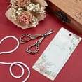 thumbnail image 4 of 1set 1pc Stainless Steel with Zinc Alloy Handle Orchid Sewing Red Copper 113x53x7mm, 4 of 5