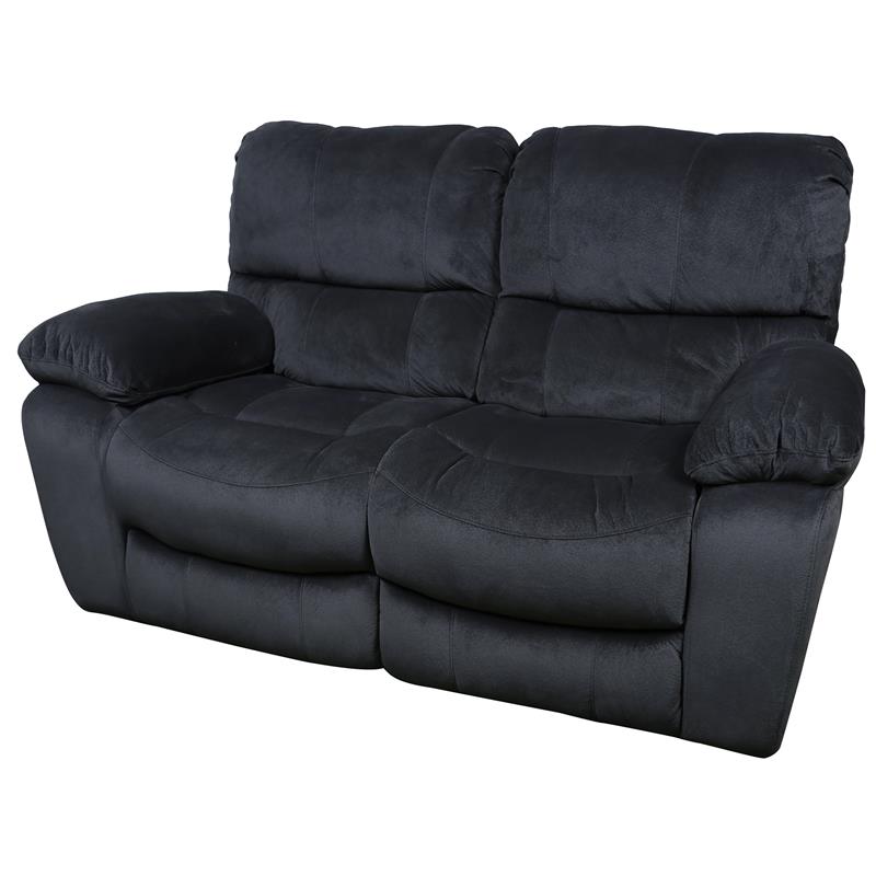 Corvallis Transitional Dual Reclining Loveseat Steel Blue