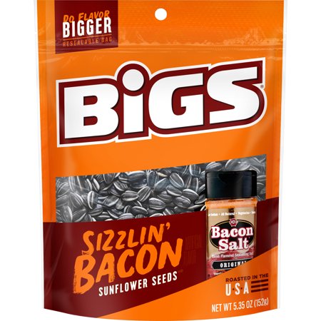 UPC 896887002219 product image for BIGS Sizzlin Bacon Sunflower Seeds 5.35-oz. Bag | upcitemdb.com