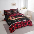 thumbnail image 3 of Castle Fairy Boys Girls Leopard Print Bedding Comforter Set 7pcs,Queen Crown Butterflies Queen Bedding Sets Super Cozy,Dreamy Princess Queen Sheet Sets,Microfiber Bedroom Decor,Reversible, 3 of 8
