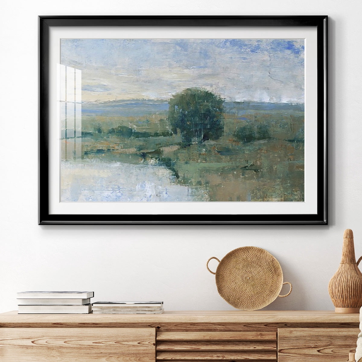 Riverbank Impression II Premium Framed Print - Ready to Hang