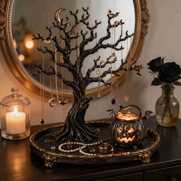 Clearance! Tree Stand Jewelry Holder Girls Room Decor, Jewelry Storage Organizer for Bedroom Accessories, Earring Ring Necklace Stand Holder for Girls Gift