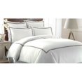thumbnail image 2 of 600TC Cotton Rich 3pc Duvet Set With Double Marrowing - Chocolate, 2 of 3