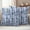 Blue, Indigo, Gray, variant on Abstract Ink Droplets Outdoor Waterproof Pillow Covers, Coastal Indigo Watercolor Vertical Decorative Square Throw Pillowcase Sofa Cushion Sham for Patio/Couch/Chair, 26"x26" 2 Pack