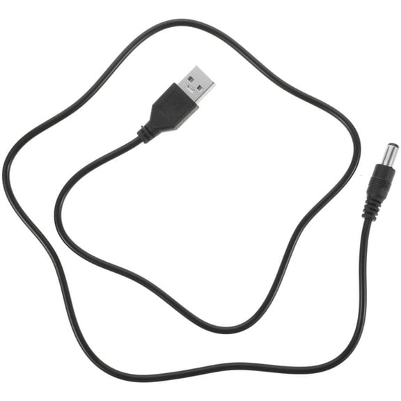 OUNONA USB to DC Power Charging Cable USB to Plug DC Charging Cable 5V 1A Power Charging Cord