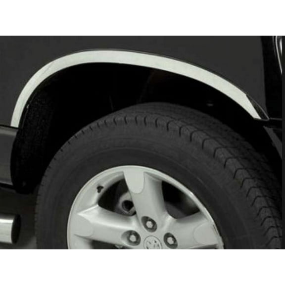 Stainless Steel Fender Trim 4Pc Fits 2002-2008 Dodge Ram WZ42936 QAA