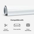 thumbnail image 2 of Cricut Joy Xtra Smart Iron-On Matless Heat Transfer Vinyl Bulk Roll,  9.5 in x 12 in - White, 2 of 7