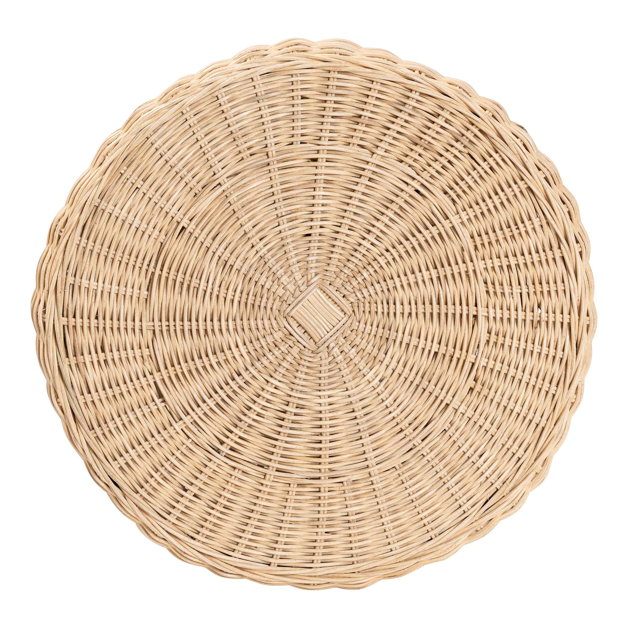 bali & pari Natala Boho End Table, Light Honey