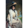 thumbnail image 3 of George Percy Jacomb-Hood 16x24 Black Modern Framed Museum Art Print Titled - Mrs Walter Frith, 3 of 5