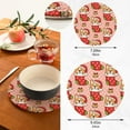 thumbnail image 3 of GZHJMY Decoration Trivets Pot Holders Set of 2, Hot Pads, Table Mats,Placemats Set for Cooking and Baking, Cotton Braided Hot Pads, 7.09"+9.45", 3 of 7