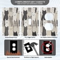 thumbnail image 3 of Yayeee Toggle Light Switch Wall Plate 1-Gang 4.5"x2.7" Home Decorative Outlet Cover, Beige Cute Cats, 3 of 7