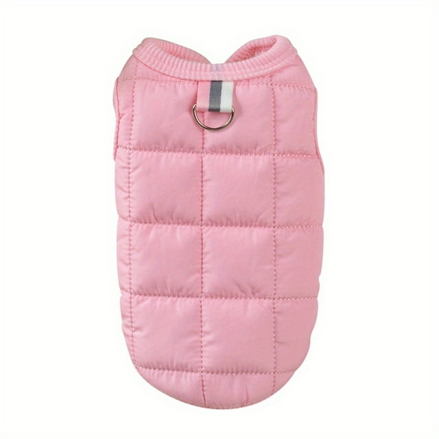 SNNROO Pet Cat And Dog Autumn And Winter Style Warm And Cold And Windproof Simple Cotton Coat