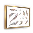 thumbnail image 3 of Designart 'Leaves and Berries Of Wild Grapes' Bohemian & Eclectic Framed Canvas Wall Art Print, 3 of 5