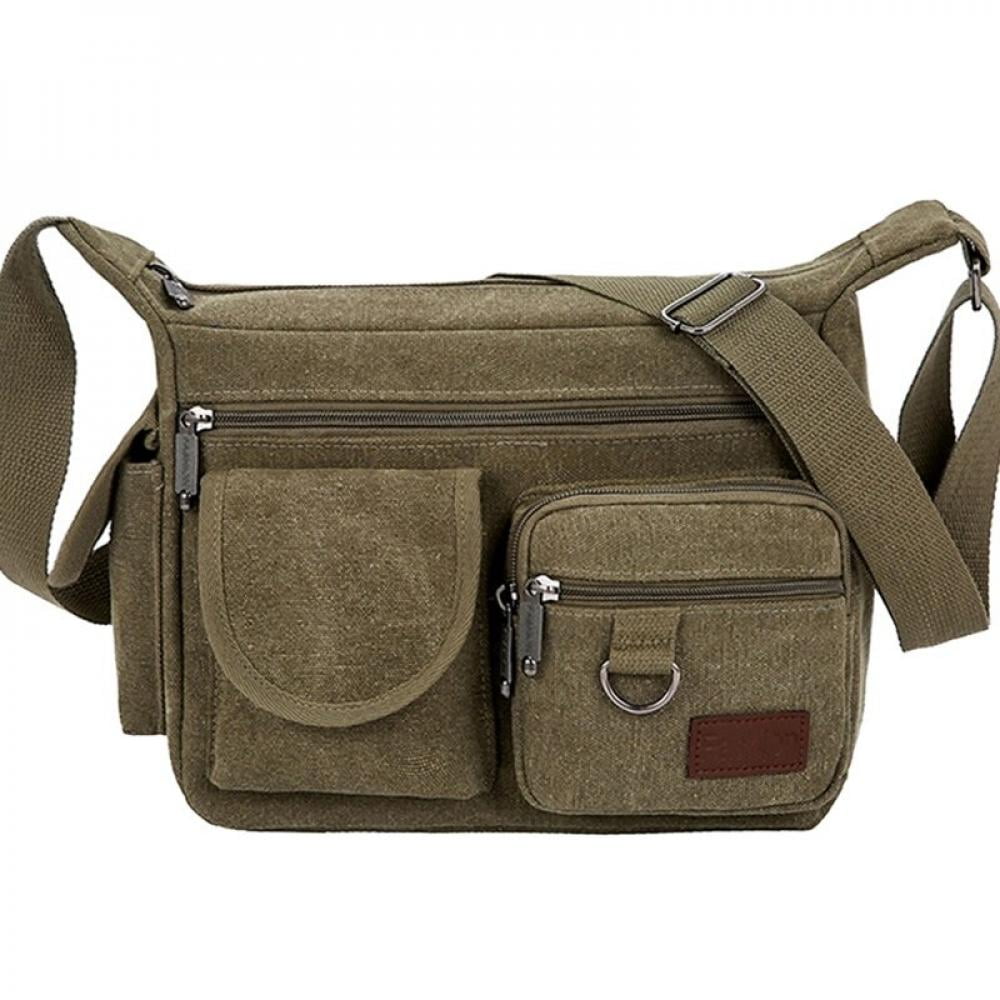 handbag Canvas travel bag outdoor bag shoulder messenger bag 