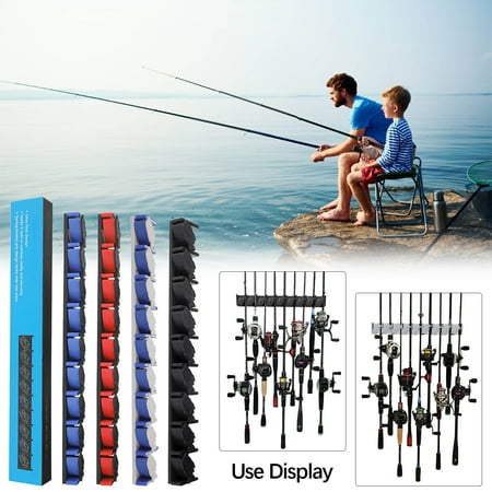Deals of The Day Clearance! Gosuguu Fishing Rod Display Rack Wall-Mounted Fishing Rod Storage Plumbing Net Fixed Rack Organizer for Home and Outdoor Rods Clearance Sales Today Deals Prime