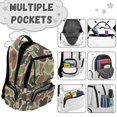 thumbnail image 6 of Jeiento 17 Inch Kids Backpack Duck Camo Large Capacity School Bag for Boys Girls Multi-Pocket Lightweight Daypack for Elementary School, Casual Daypack for Travel & Hiking, 6 of 7