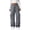 205#Dark Gray, variant on Cargo Pants Women Baggy Y2k Streetwear Wide Leg Pants with Pockets High Waist Drawstring Goth Black L