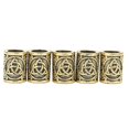 thumbnail image 2 of 5pcs Fashionable Beard Hair Beads Hair Beard Pendant Bracelet Antique DIY Hair Accessory, 2 of 5