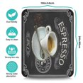 thumbnail image 5 of Dish Drying Mat, Coffee Black Vintage Absorbent Coffee Bar Mat for Countertops, Coffee Bar Accessories for Kitchen Counter Coffee Maker Coffee Pot Dining Room Decoration 18x24in, 5 of 7