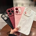 thumbnail image 4 of Designed for iPhone Case,Cute Wrinkle Pattern Camera Lens Protection Shockproof Protective Cover Phone Case (iPhone 15 Pro Max,Red), 4 of 5