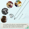 thumbnail image 5 of Unicorn Cremation Jewelry for Ashes for Women Keepsake Memorial Jewelry Urn Necklace Pendant for Ash Holder, 5 of 6