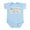 Sky Blue, variant on CafePress - Grandpa's Little Helper Infant Bodysuit - Baby Light Bodysuit, Size Newborn - 24 Months