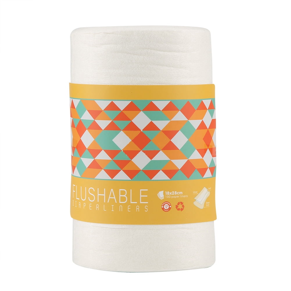 Diaper Liners for Baby Cloth Diaper Natural Compostable Fragrance Free
