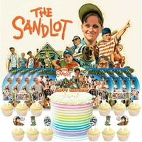 The Sandlot Birthday Supplies Paper Plates Decorations Decor Backdrop Banner Cake Topper Fans