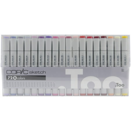Copic 72-Color Marker Set B (Best Skin Colors Copic Markers)