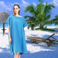 thumbnail image 3 of Poncho de Surf en Polyester Cing Robe à Capuche Rapide en Microfibre Douce Bleu Moyen, 3 of 8