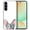 Sphynx Kitten Cat, variant on WIRESTER Shockproof Soft Rubber Cover Case for Samsung Galaxy S24 FE 6.7", Animal Siamese Kitten Cat On Pale Aqua Background