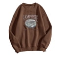 thumbnail image 1 of Gibobby Sudaderas para mujer oferta Sudadera Deportiva con Capucha Sudadera para Mujer(Marrón,XG), 1 of 5