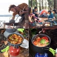 thumbnail image 3 of TAILTOSS 1 Set Multifunctional Camping Cookware Set Quick Heat Transfer Outdoor Kitchenware for 1-2 People, 3 of 7
