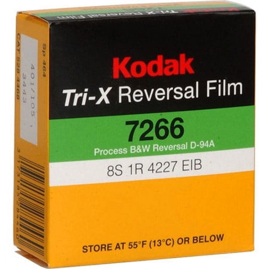 Kodak TXR-464 Tri-X Reversal Black & White, Silent Super 8