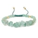 thumbnail image 1 of Xiao Hua Pulsera tejida de piedra triturada para mujer, pulsera elástica apilable con cuentas, joyería colorida con dijes, estilo bohemio, para playa y verano, color verde claro., 1 of 4