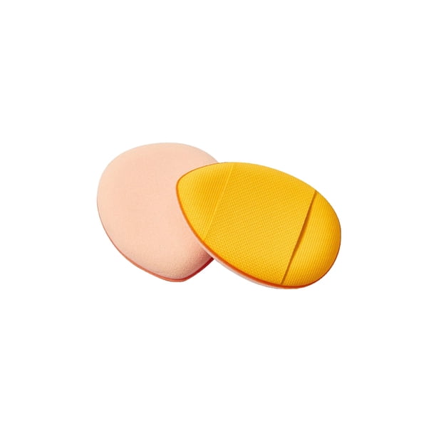 Guardurnaity Mini base de polvo Facial portátil para mujer, maquillaje lavable, esponja húmeda seca, cosméticos, regalos universales, salón Pinceles de maquillaje y herramientas Amarillo Guardurnaity CE013609-05B