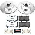 thumbnail image 3 of PowerStop Front Z36 Truck & Tow Carbon-Fiber Ceramic Brake Pad and Drilled and Slotted Rotor Kit Fits: CHEVROLET GMC Select Models K7126-36, 3 of 9