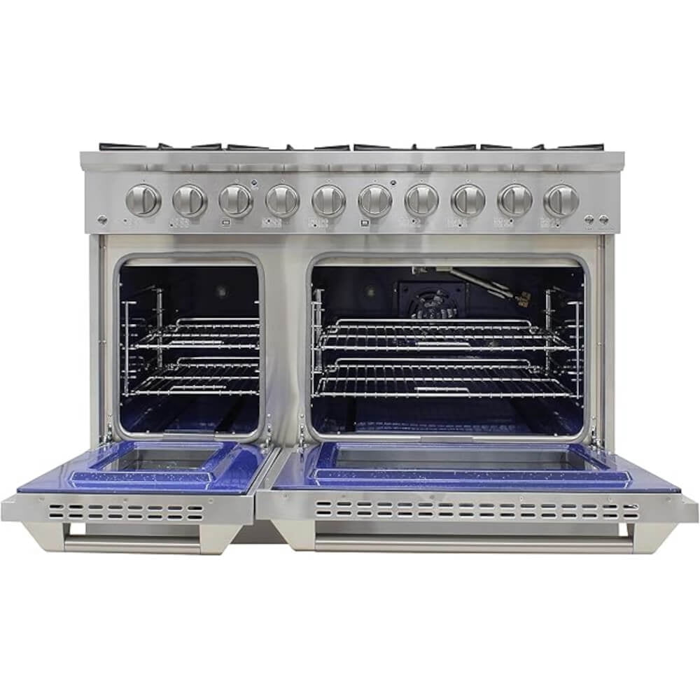 Duura Elite DE480GRSSS 6.7 Cu. Ft. Stainless Freestanding Double Oven Gas Range